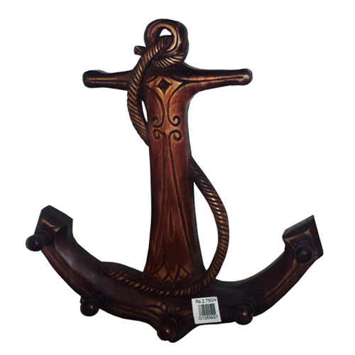 Wooden Wall Plaque - Anchor