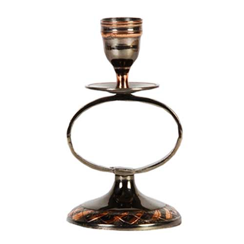 Burnt Brass Candle Stand - Small
