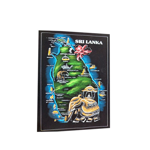 Velvet Wall Hanging - Sri Lanka (S)