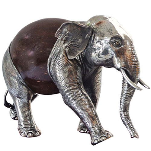 Sri Lankan Pewter Elephant