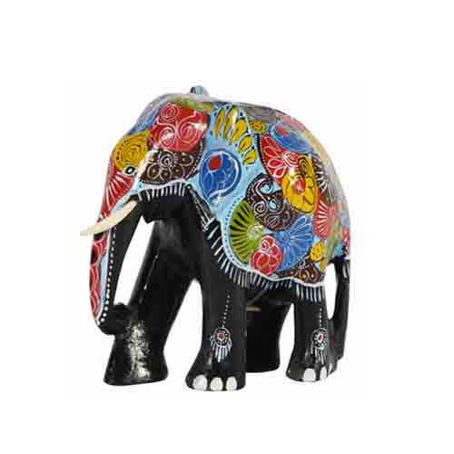 Painted Elephant - Medium