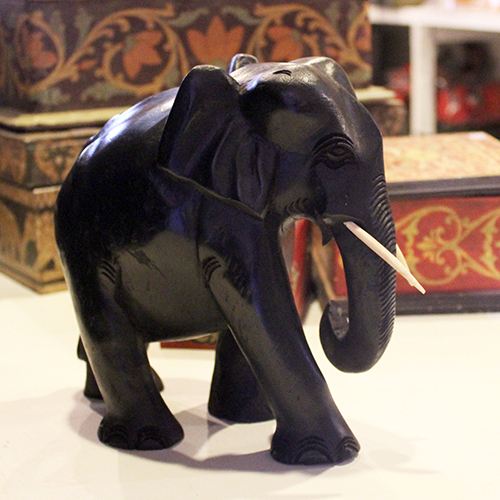 Sri Lanka Moonstone Hand Carved Elephant statue AAA+ 